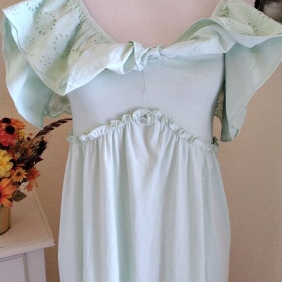 Zara Maxi Mint Sundress - Picture 4 of 12